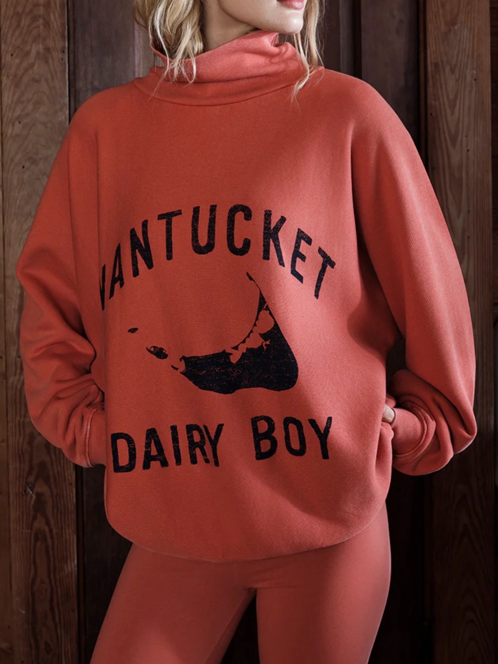 Dairy Boy | NWT! Nantucket Rollneck Sweatshirt Size: M/L